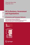 Siau / Nah |  HCI in Business, Government and Organizations. eCommerce and Consumer Behavior | Buch |  Sack Fachmedien