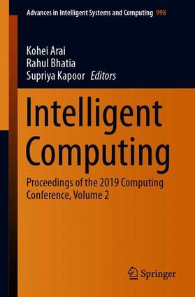 Arai / Kapoor / Bhatia |  Intelligent Computing | Buch |  Sack Fachmedien