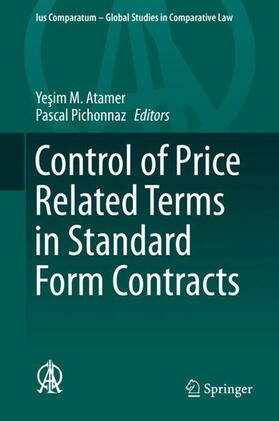 Pichonnaz / Atamer | Control of Price Related Terms in Standard Form Contracts | Buch | 978-3-030-23056-2 | sack.de