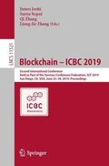 Joshi / Zhang / Nepal |  Blockchain ¿ ICBC 2019 | Buch |  Sack Fachmedien