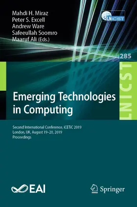 Miraz / Excell / Ware |  Emerging Technologies in Computing | Buch |  Sack Fachmedien