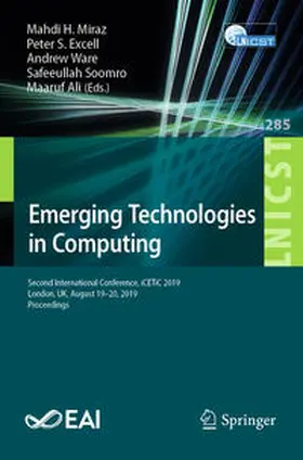 Miraz / Excell / Ware |  Emerging Technologies in Computing | eBook | Sack Fachmedien