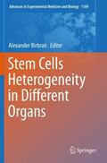 Birbrair |  Stem Cells Heterogeneity in Different Organs | Buch |  Sack Fachmedien