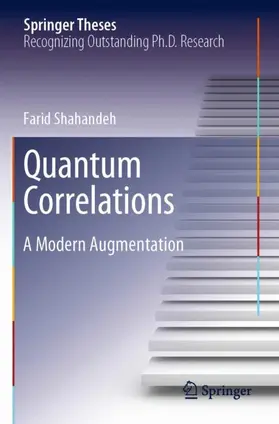 Shahandeh |  Quantum Correlations | Buch |  Sack Fachmedien