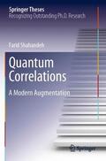 Shahandeh |  Quantum Correlations | Buch |  Sack Fachmedien