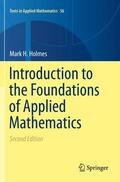 Holmes |  Introduction to the Foundations of Applied Mathematics | Buch |  Sack Fachmedien