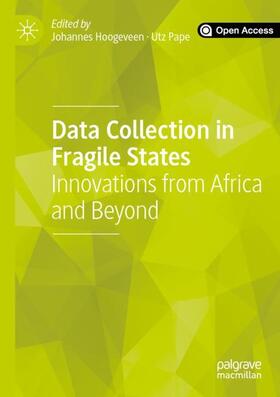 Pape / Hoogeveen | Data Collection in Fragile States | Buch | 978-3-030-25122-2 | sack.de