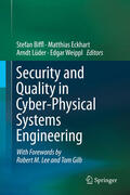 Biffl / Eckhart / Lüder |  Security and Quality in Cyber-Physical Systems Engineering | eBook | Sack Fachmedien