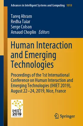 Ahram / Taiar / Colson | Human Interaction and Emerging Technologies | E-Book | sack.de