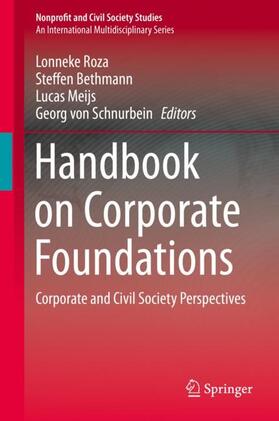 Roza / von Schnurbein / Bethmann | Handbook on Corporate Foundations | Buch | 978-3-030-25758-3 | sack.de