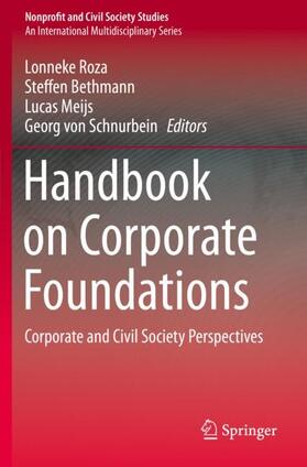 Roza / von Schnurbein / Bethmann | Handbook on Corporate Foundations | Buch | 978-3-030-25761-3 | sack.de