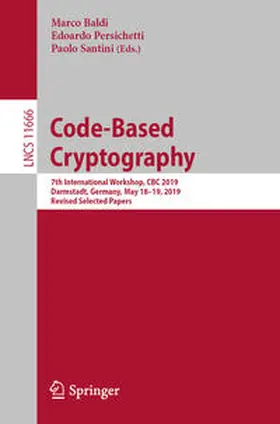 Baldi / Persichetti / Santini |  Code-Based Cryptography | eBook | Sack Fachmedien