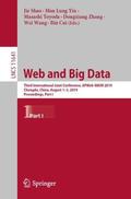 Shao / Yiu / Cui |  Web and Big Data | Buch |  Sack Fachmedien