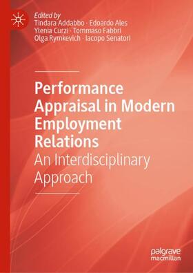 Addabbo / Ales / Senatori |  Performance Appraisal in Modern Employment Relations | Buch |  Sack Fachmedien