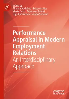 Addabbo / Ales / Senatori |  Performance Appraisal in Modern Employment Relations | Buch |  Sack Fachmedien