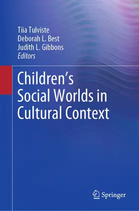 Tulviste / Best / Gibbons |  Children's Social Worlds in Cultural Context | Buch |  Sack Fachmedien
