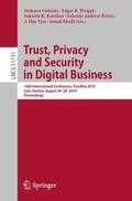 Gritzalis / Weippl / Khalil |  Trust, Privacy and Security in Digital Business | Buch |  Sack Fachmedien