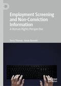 Bennett / Thomas |  Employment Screening and Non-Conviction Information | Buch |  Sack Fachmedien