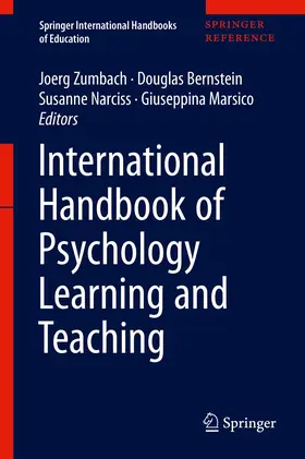 Zumbach / Marsico / Bernstein |  International Handbook of Psychology Learning and Teaching | Buch |  Sack Fachmedien