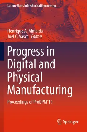 Vasco / Almeida |  Progress in Digital and Physical Manufacturing | Buch |  Sack Fachmedien