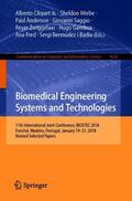 Cliquet Jr. / Wiebe / Anderson |  Biomedical Engineering Systems and Technologies | Buch |  Sack Fachmedien