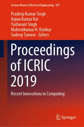 Singh / Kar / Kolekar |  Proceedings of ICRIC 2019 | eBook | Sack Fachmedien