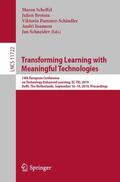Scheffel / Broisin / Schneider |  Transforming Learning with Meaningful Technologies | Buch |  Sack Fachmedien