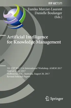 Boulanger / Mercier-Laurent |  Artificial Intelligence for Knowledge Management | Buch |  Sack Fachmedien