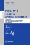 Sharma / Nayak |  PRICAI 2019: Trends in Artificial Intelligence | Buch |  Sack Fachmedien