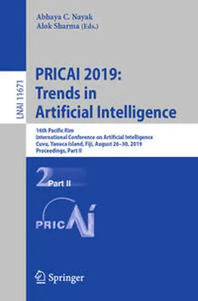 Nayak / Sharma |  PRICAI 2019: Trends in Artificial Intelligence | eBook | Sack Fachmedien