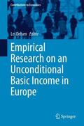 Delsen |  Empirical Research on an Unconditional Basic Income in Europe | Buch |  Sack Fachmedien
