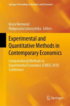 Latuszynska / Nermend / Latuszynska |  Experimental and Quantitative Methods in Contemporary Economics | Buch |  Sack Fachmedien