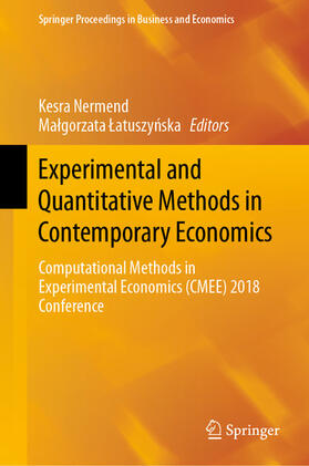 Nermend / Latuszynska / Latuszynska | Experimental and Quantitative Methods in Contemporary Economics | E-Book | sack.de