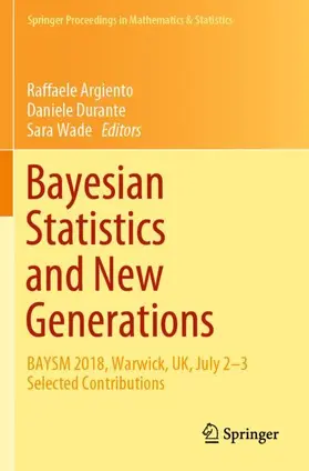 Argiento / Wade / Durante |  Bayesian Statistics and New Generations | Buch |  Sack Fachmedien