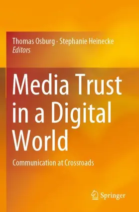 Heinecke / Osburg |  Media Trust in a Digital World | Buch |  Sack Fachmedien
