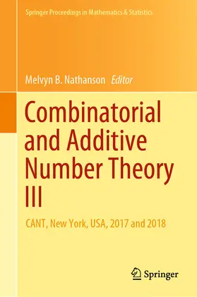 Nathanson | Combinatorial and Additive Number Theory III | E-Book | sack.de