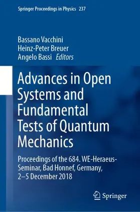 Vacchini / Bassi / Breuer |  Advances in Open Systems and Fundamental Tests of Quantum Mechanics | Buch |  Sack Fachmedien