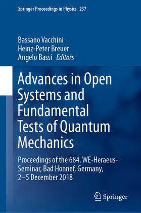 Vacchini / Breuer / Bassi | Advances in Open Systems and Fundamental Tests of Quantum Mechanics | E-Book | sack.de