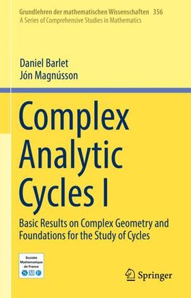 Barlet / Magnússon | Complex Analytic Cycles I | Buch | 978-3-030-31162-9 | sack.de
