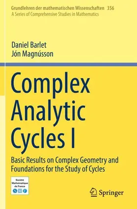 Barlet / Magnússon |  Complex Analytic Cycles I | Buch |  Sack Fachmedien