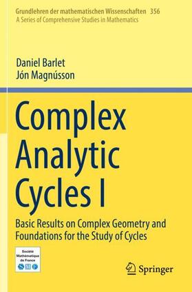 Barlet / Magnússon | Complex Analytic Cycles I | Buch | 978-3-030-31165-0 | sack.de