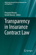 Marano / Noussia |  Transparency in Insurance Contract Law | eBook | Sack Fachmedien