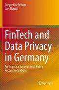 Hornuf / Dorfleitner |  FinTech and Data Privacy in Germany | Buch |  Sack Fachmedien