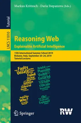 Krötzsch / Stepanova |  Reasoning Web. Explainable Artificial Intelligence | eBook | Sack Fachmedien