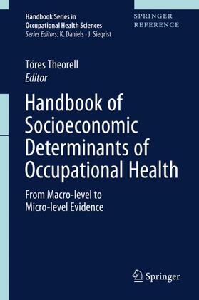 Theorell |  Handbook of Socioeconomic Determinants of Occupational Health | Buch |  Sack Fachmedien