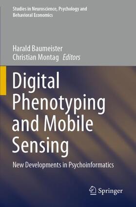 Montag / Baumeister |  Digital Phenotyping and Mobile Sensing | Buch |  Sack Fachmedien