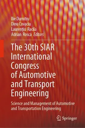 Dumitru / Rosca / Covaciu |  The 30th SIAR International Congress of Automotive and Transport Engineering | Buch |  Sack Fachmedien