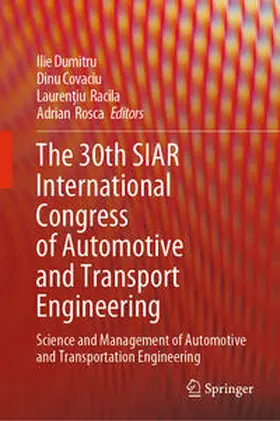 Dumitru / Covaciu / Racila | The 30th SIAR International Congress of Automotive and Transport Engineering | E-Book | www.sack.de