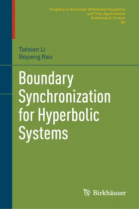 Li / Rao |  Boundary Synchronization for Hyperbolic Systems | eBook | Sack Fachmedien