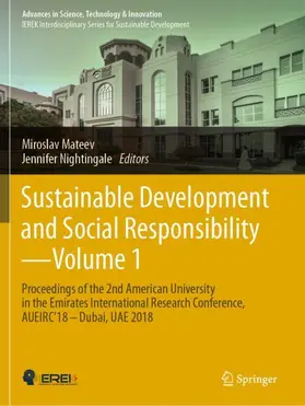 Nightingale / Mateev |  Sustainable Development and Social Responsibility¿Volume 1 | Buch |  Sack Fachmedien